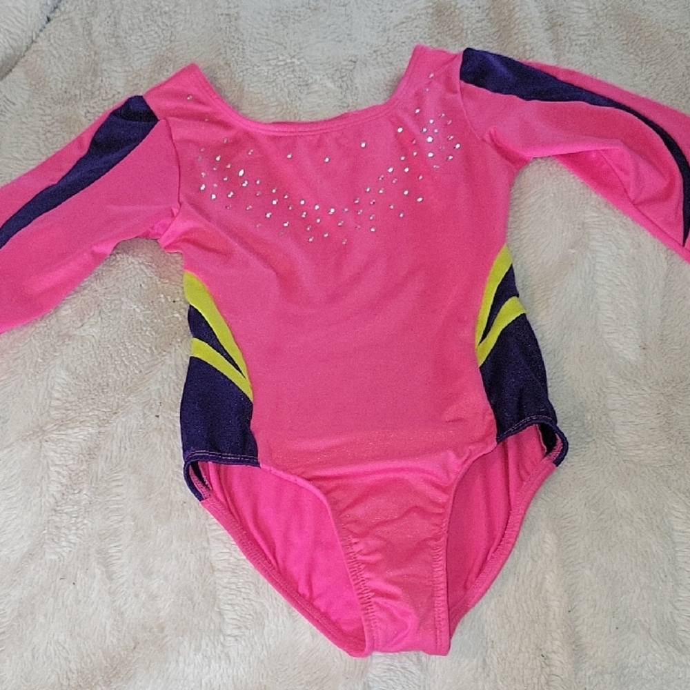 Freestyle Pink and Purple Kids Dance Costume